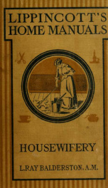Housewifery, a manual and text book of practical housekeeping_cover
