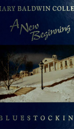 Mary Baldwin College Bluestocking 2000_cover