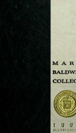 Mary Baldwin College Bluestocking 1994_cover