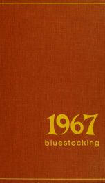 Mary Baldwin College Bluestocking 1967_cover