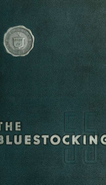 Mary Baldwin College Bluestocking 1955_cover