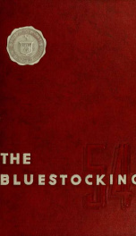 Mary Baldwin College Bluestocking 1954_cover