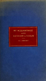 My acquaintance with Abraham Lincoln_cover