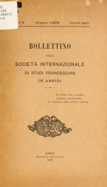 Bollettino della Società internazionale di studi francescani in Assisi v.5-6_cover