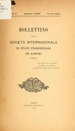 Bollettino della Società internazionale di studi francescani in Assisi v.3-4_cover