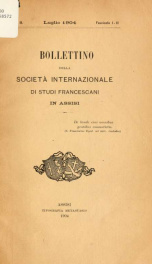 Bollettino della Società internazionale di studi francescani in Assisi v.2_cover