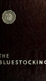 Mary Baldwin College Bluestocking 1949_cover