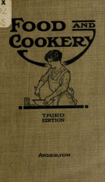Food and cookery; handbook for teachers and pupils for use in cooking classes and demonstrations_cover
