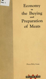 Economy in the buying and preparation of meats_cover