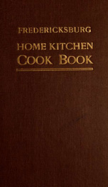 The Fredericksburg home kitchen cook book_cover