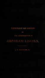 Reminiscences and souvenirs of the assassination of Abraham Lincoln_cover