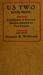 Us two cook book containing tested recipes for two persons_cover