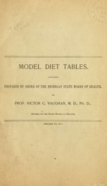 Model diet tables_cover
