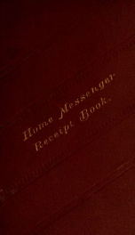 The Home messenger book of tested receipts_cover