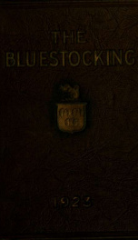 Mary Baldwin College Bluestocking 1923_cover