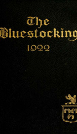 Mary Baldwin Seminary Bluestocking 1922_cover