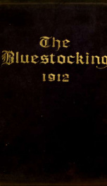 Mary Baldwin Seminary Bluestocking 1912_cover