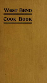 The West Bend cook book_cover