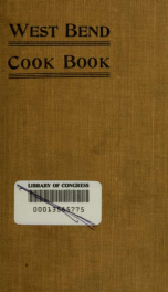 The West Bend cook book_cover
