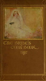 The bride's cook book;_cover