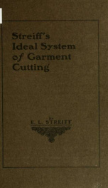 Streiff's ideal system of garment cutting_cover