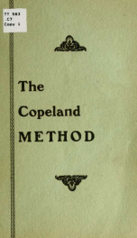 The Copeland method; a complete manual for cleaning, repairing, altering and pressing all kinds of garments for men and women, at home or for business .._cover