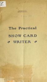 The practical show card writer_cover