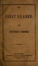 The first reader, for Southern schools_cover