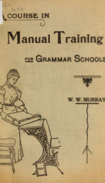 Handbook for teachers. A course in manual training for grammar schools .._cover