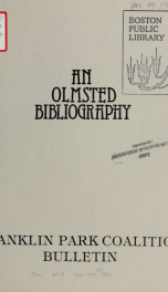 An olmsted bibliography_cover