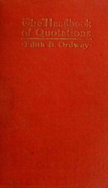 The handbook of quotations_cover