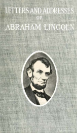 Letters and addresses of Abraham Lincoln_cover