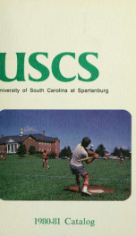 1980-1981 Catalog; USCS Catalog 1980-1981 1980-1981_cover
