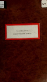 The genealogy of Kingsley Williams Macomber_cover