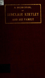 A memorial of Sinclair Kirtley and his family_cover