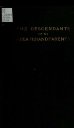 An incomplete directory of the descendants of my greatgrandparents_cover