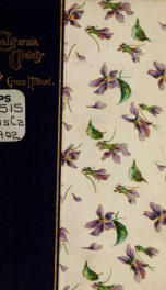 California violets; a book of verse_cover