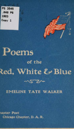 Poems of the red, white and blue .._cover