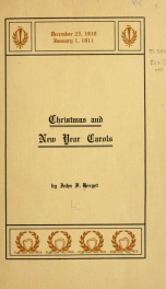 Christmas and New Year carols_cover