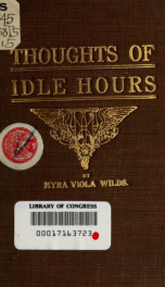 Thoughts of idle hours_cover