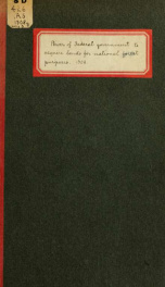 Power of federal government to acquire lands for national forest purposes ... views of the members of the Judiciary committee_cover