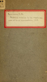 Forest reservations ... Address delivered before the joint session of the Colorado legislature, March, 1909_cover