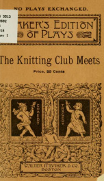 The knitting club meets;_cover