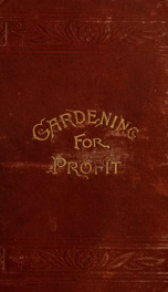 Gardening for profit;_cover