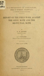 Report on the field work against the gipsy moth and the brown-tail moth_cover