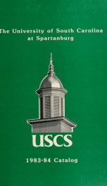 1983-1984 Catalog; USCS Catalog 1983-1984 1983-1984_cover