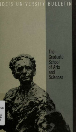 Graduate school of arts and sciences 1964-1965_cover