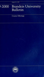 General catalog 1999-2000_cover