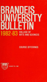 General catalog 1982-1983_cover