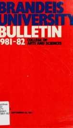 General catalog 1981-1982_cover